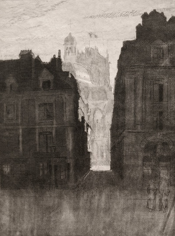 Dieppe, La Rue Notre Dame — Уолтер Ричард Сикерт