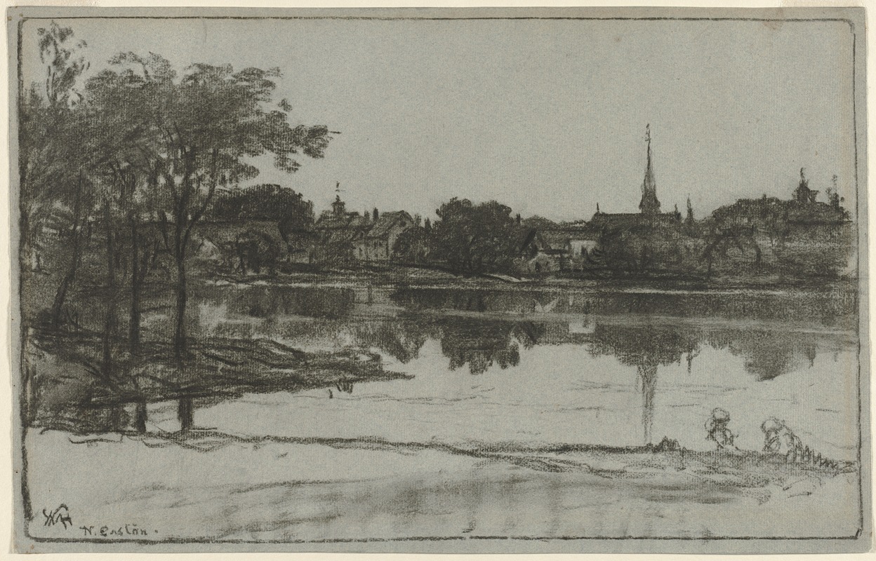 North Easton, Massachusetts by Уильям Моррис Хант, 1877 — digital art print download