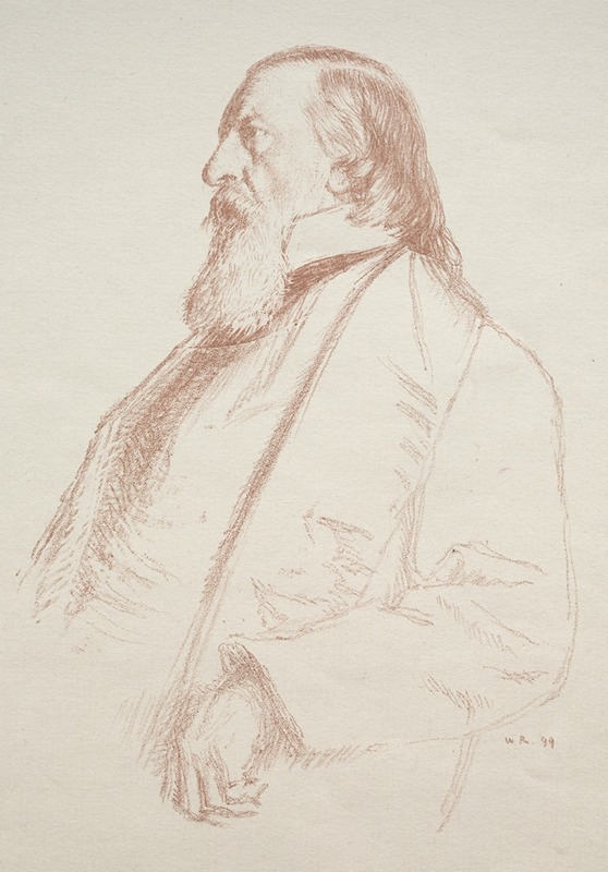 George Milner by Уильям Ротенштейн — digital art print download