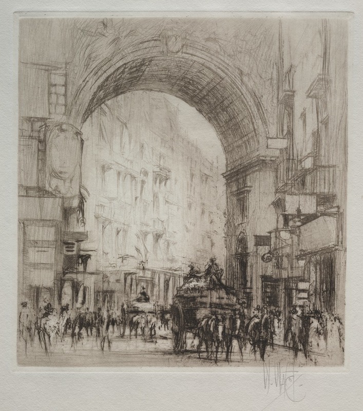 Arco San Carlo, Naples by Уильям Уолкот — digital art print download