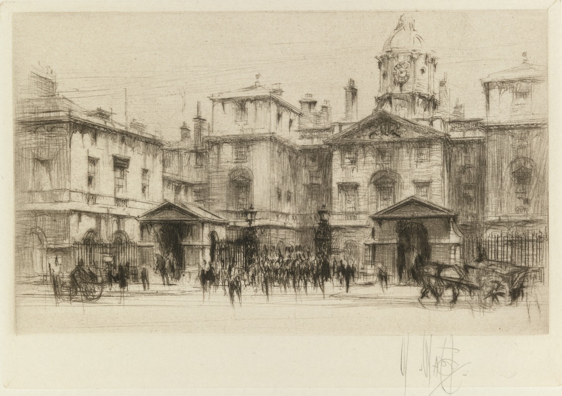 Horseguards by Уильям Уолкот, 1924 — digital art print download