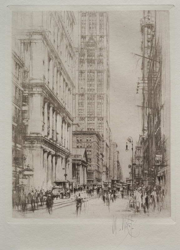 Lower Broadway by Уильям Уолкот — digital art print download