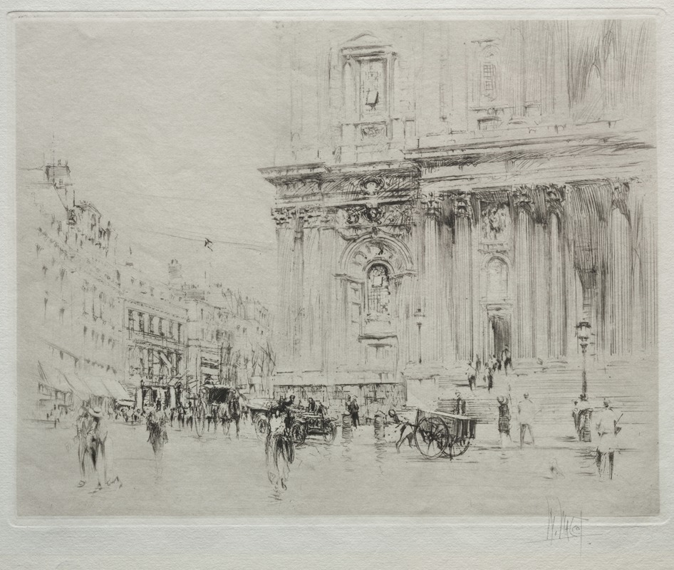 St. Paul's, London by Уильям Уолкот — digital art print download
