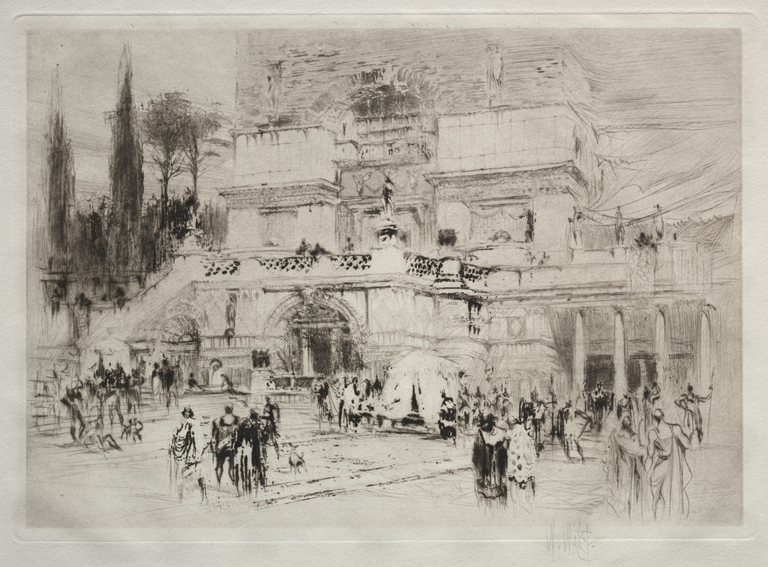 The Villa Quintillii by Уильям Уолкот — digital art print download
