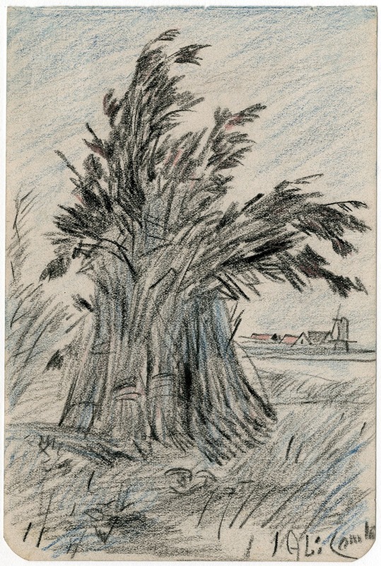 Korenschoof op het veld — Адольф ле Комт