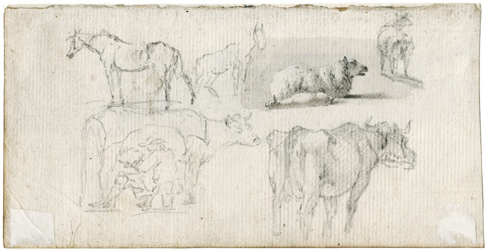 Diverse dieren by Barend Hendrik Thier — digital art print download