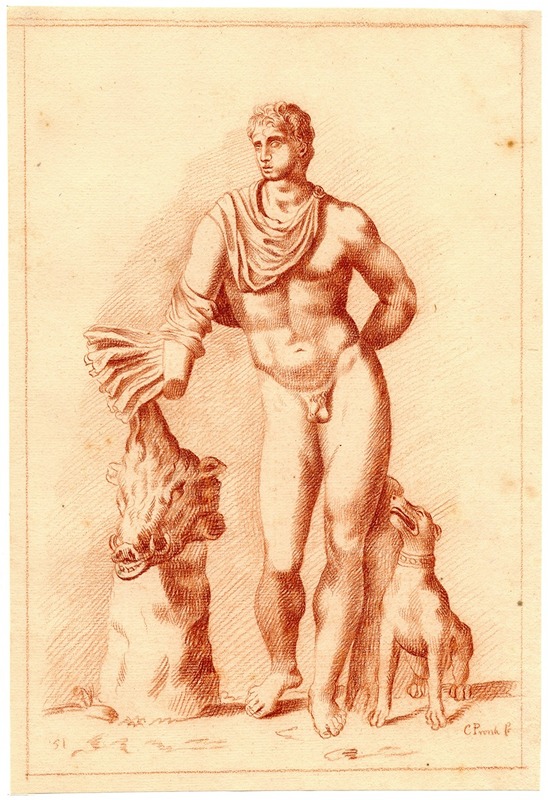 Beeld van Meleager by Корнелис Пронк — digital art print download