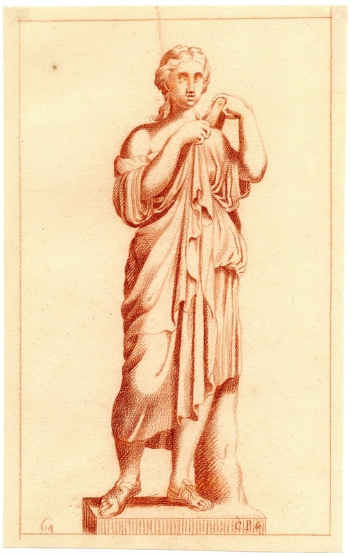 Beeld van staande vrouw by Cornelis Pronk — digital art print download