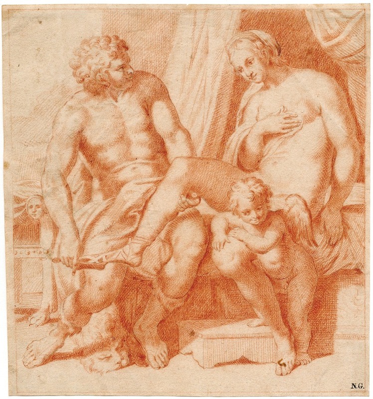 Venus en Anchises by Корнелис Пронк — digital art print download