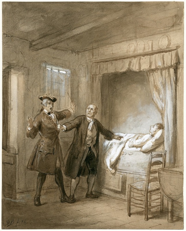 Scene from jacob van Lennep's Ferdinand Huyck — David Bles
