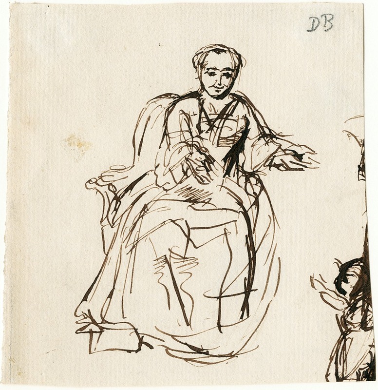 Woman in a chair — David Bles
