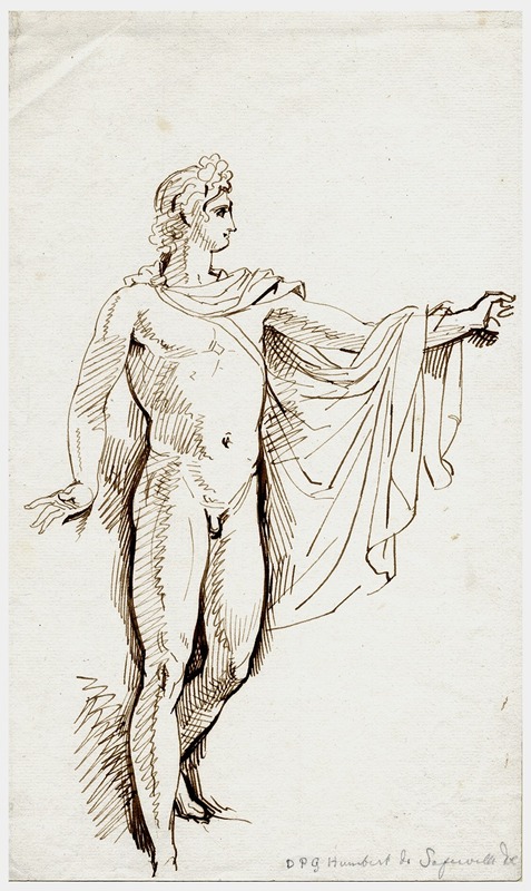 Apollo Belvedere by Дэвид Хамбер де Сюпервиль — digital art print download