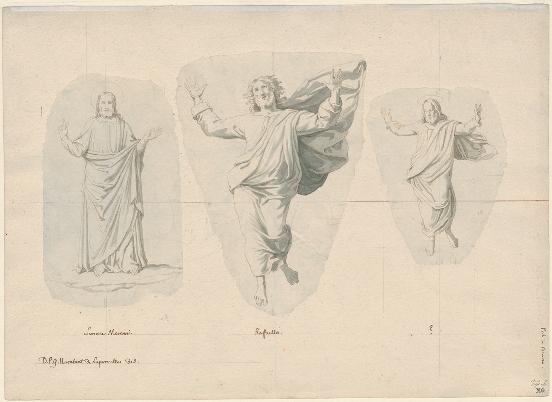Christus in transfiguratie by Дэвид Хамбер де Сюпервиль — digital art print download