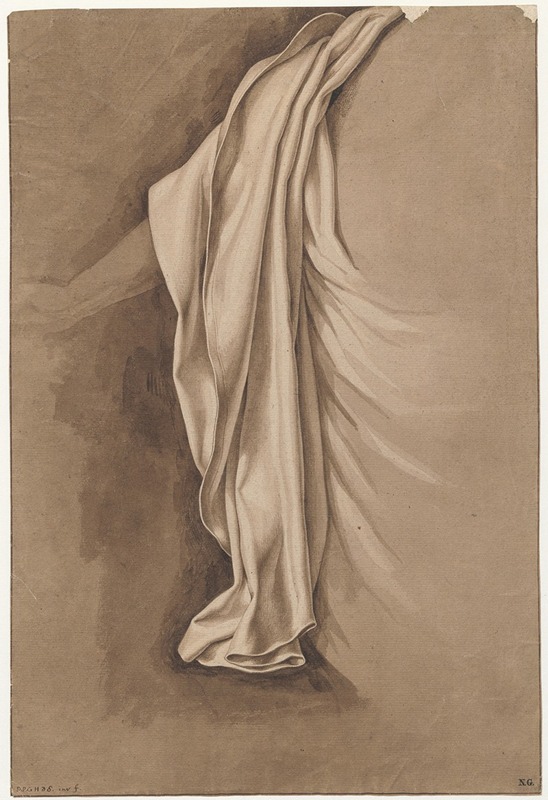 Draperie over een schouder by Дэвид Хамбер де Сюпервиль — digital art print download