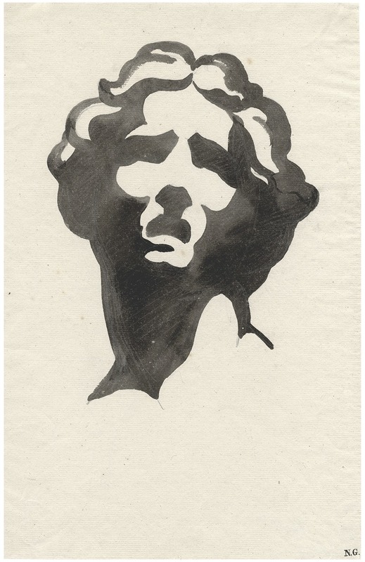 Head of the so called dying Alexander — David Humbert de Superville