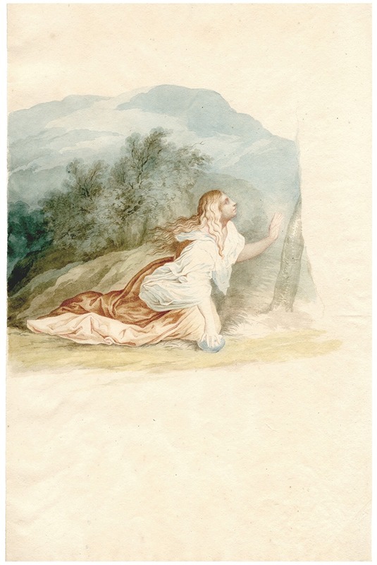 Mary Magdalene by Дэвид Хамбер де Сюпервиль — digital art print download