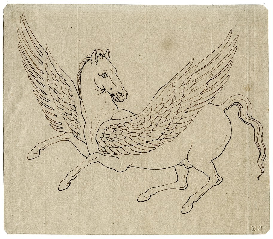 Pegasus by Дэвид Хамбер де Сюпервиль — digital art print download