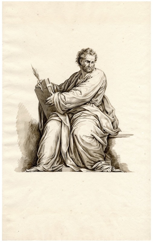 The evangelist Mark by Дэвид Хамбер де Сюпервиль — digital art print download