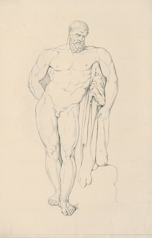 The Hercules Farnese by Дэвид Хамбер де Сюпервиль — digital art print download