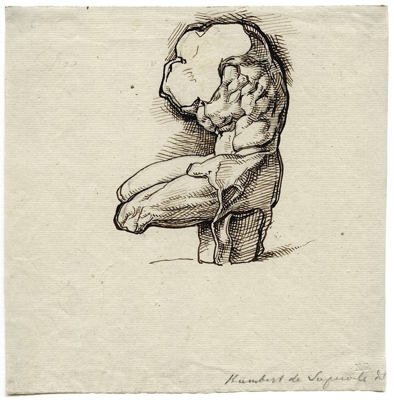 The Torso Belvedere, seen from aside by Дэвид Хамбер де Сюпервиль — digital art print download