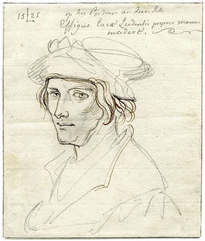 Zelfportret Lucas van Leyden — Дэвид Хамбер де Сюпервиль