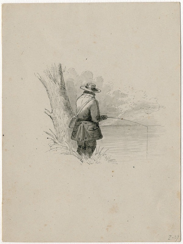 An angler by Флорис Верстер — digital art print download