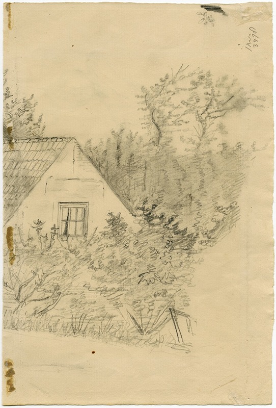Cottage in the woods by Флорис Верстер — digital art print download