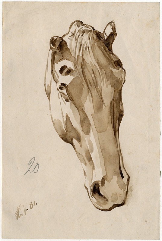 Head of a horse — Floris Verster