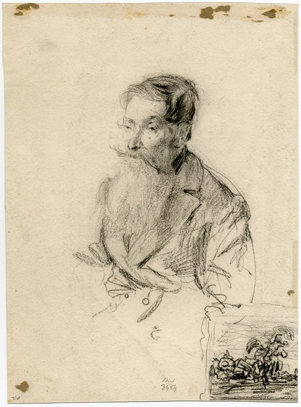 Portrait of a man with a beard — Floris Verster