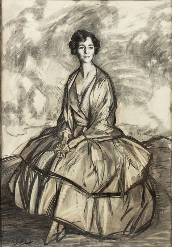 Portrait of Mrs Kerrigan — Ignacio Zuloaga