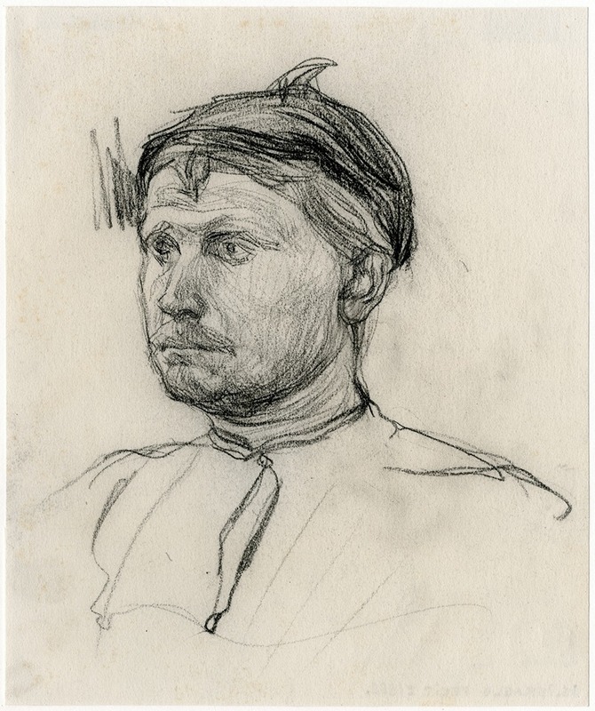Hoofd van een man, portret — Исаак Исраэлс