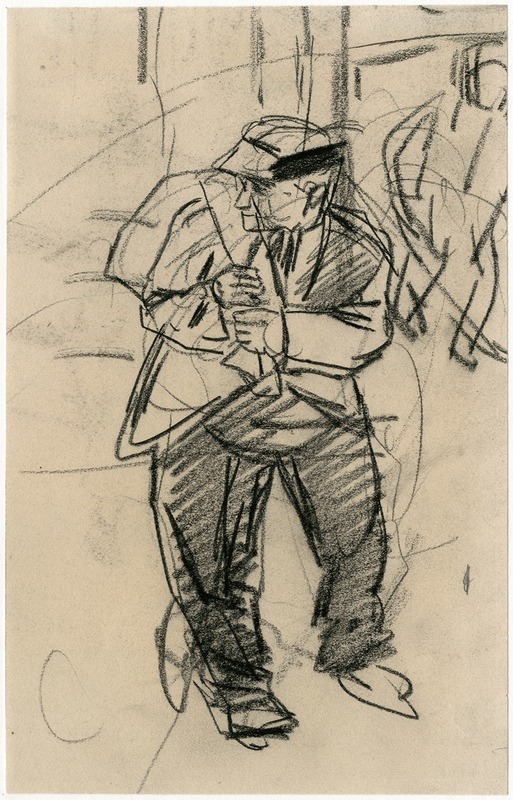 Man met zak over schouder by Исаак Исраэлс, 1898 — digital art print download