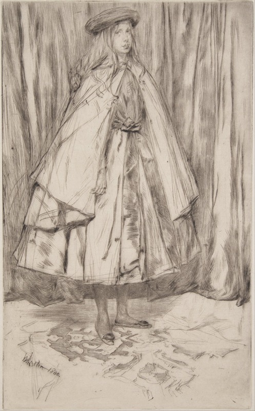 Annie Haden by James Abbott McNeill Whistler, 1860 — digital art print download