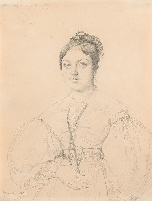 Portrait d'Angéline Raoul-Rochette — Jean Auguste Dominique Ingres