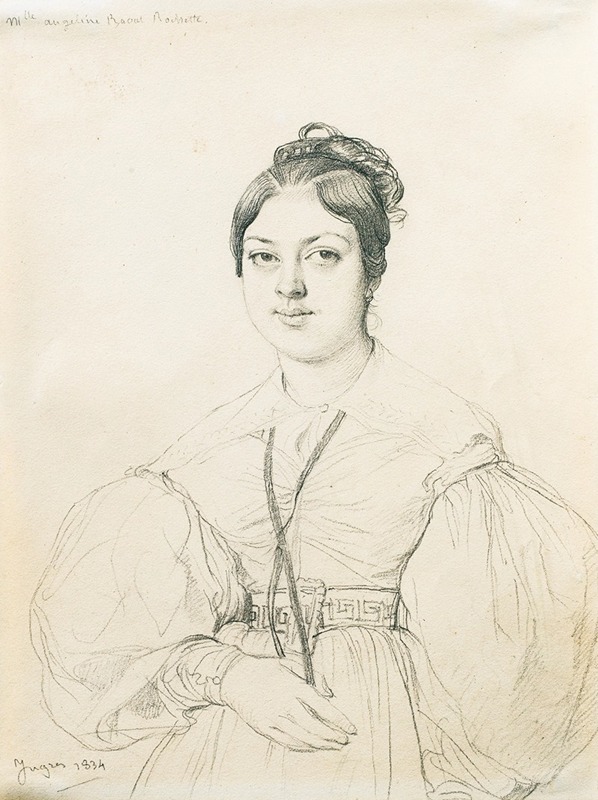 Portrait d'Angeline Raoul-Rochette — Jean Auguste Dominique Ingres