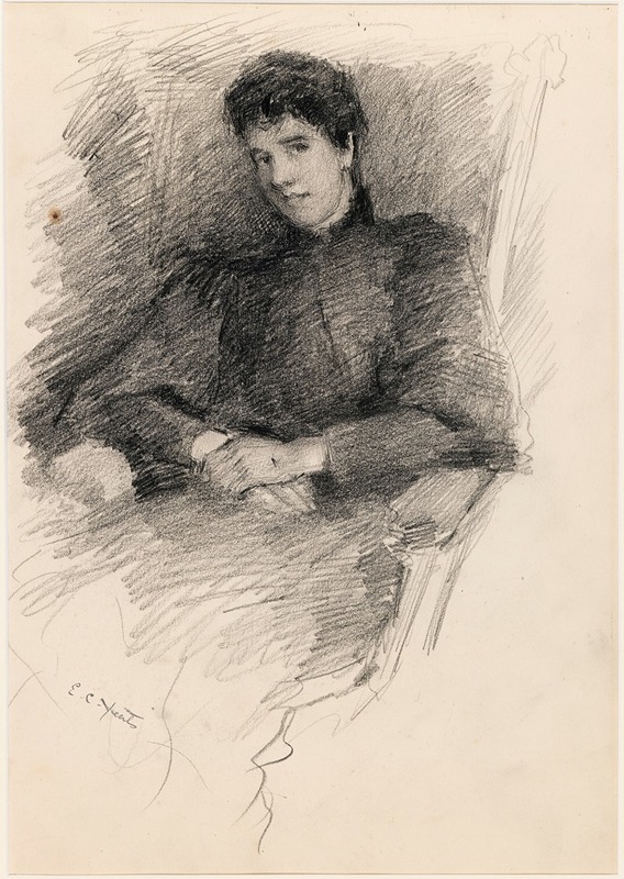 Elizabeth Corbet Yeats by Джон Батлер Йейтс, c.1905 — digital art print download