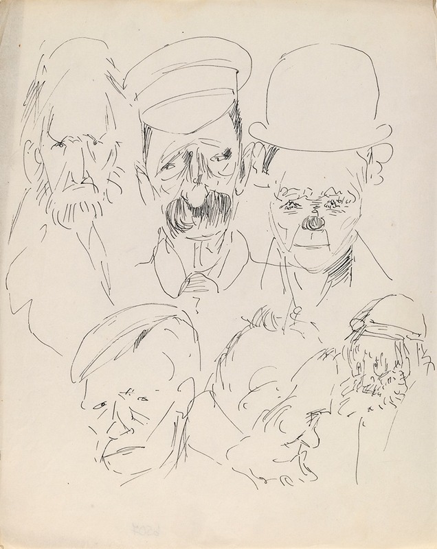 Male Heads by Майкл Хили — digital art print download