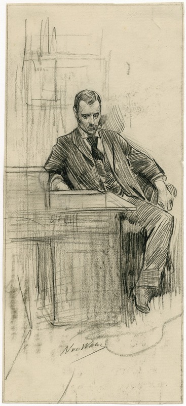 L.J.A. Koopman, schilder by Николаас ван дер Ваай — digital art print download