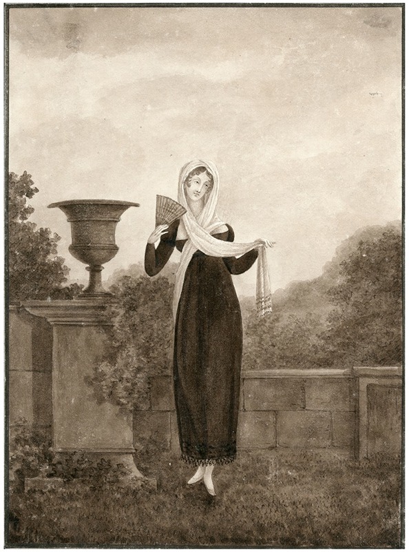 Dame in Spaanse klederdracht — Otto Howen