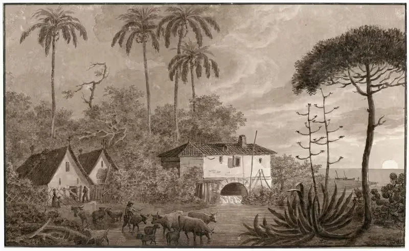 Een molen in de omgeving van Valencia — Otto Howen