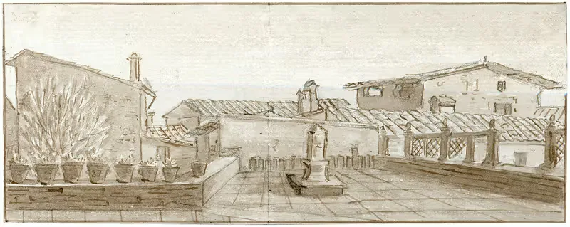 Gezicht in de omgeving van Gerona — Otto Howen