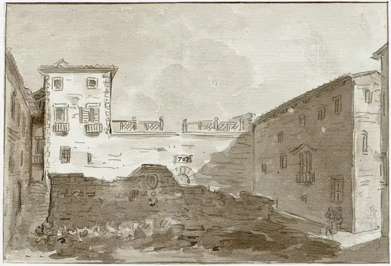 Gezicht in de omgeving van Gerona — Otto Howen