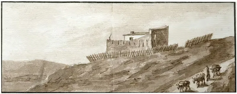 Gezicht in de omgeving van Gerona — Otto Howen
