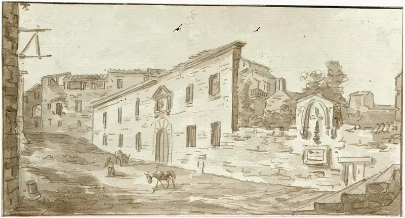 Gezicht in de omgeving van Gerona — Otto Howen
