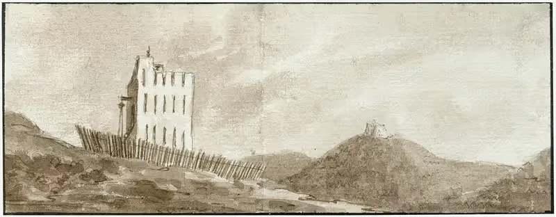 Gezicht in de omgeving van Gerona — Otto Howen
