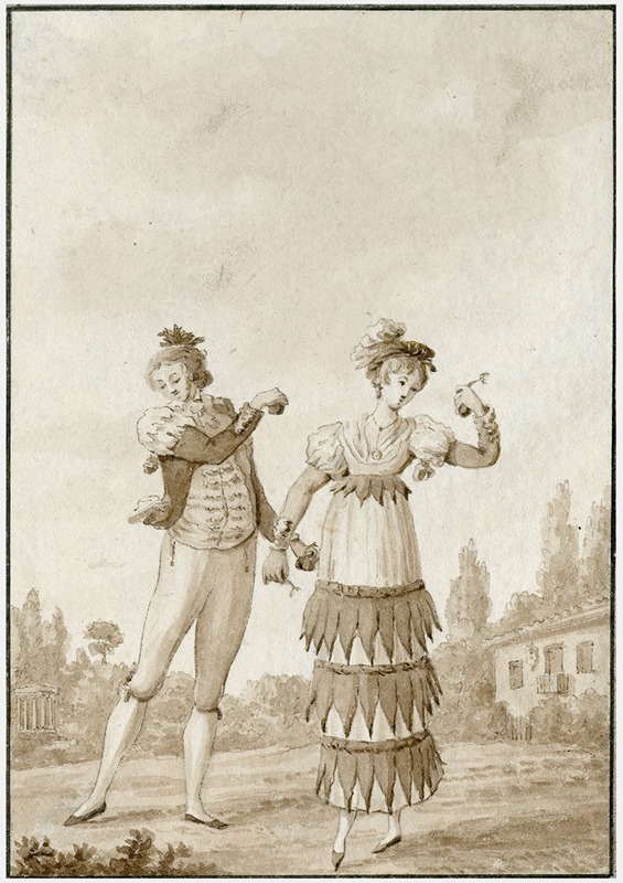 Spaanse dansers by Отто Ховен — digital art print download