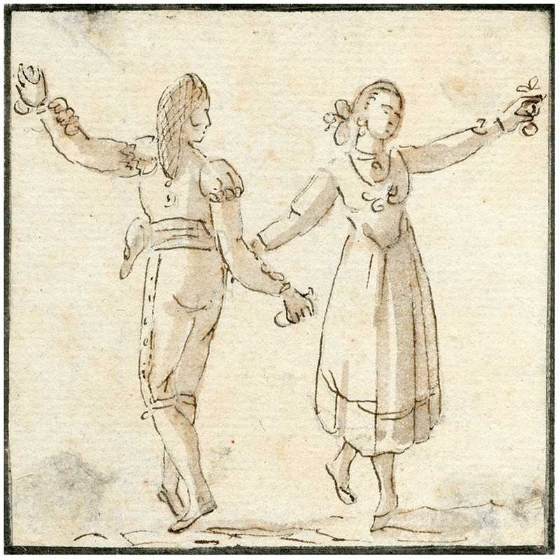 Spaanse dansers by Отто Ховен — digital art print download