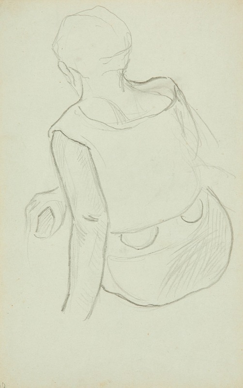 Femme tahitienne de dos — Paul Gauguin