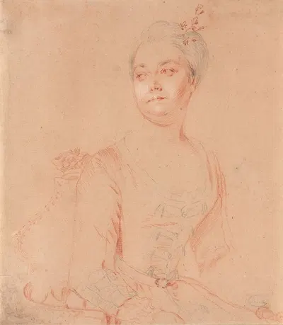 Portrait d'Eleanor Brownlow, vicomtesse Tyrconnel by Филипп Мерсье — digital art print download