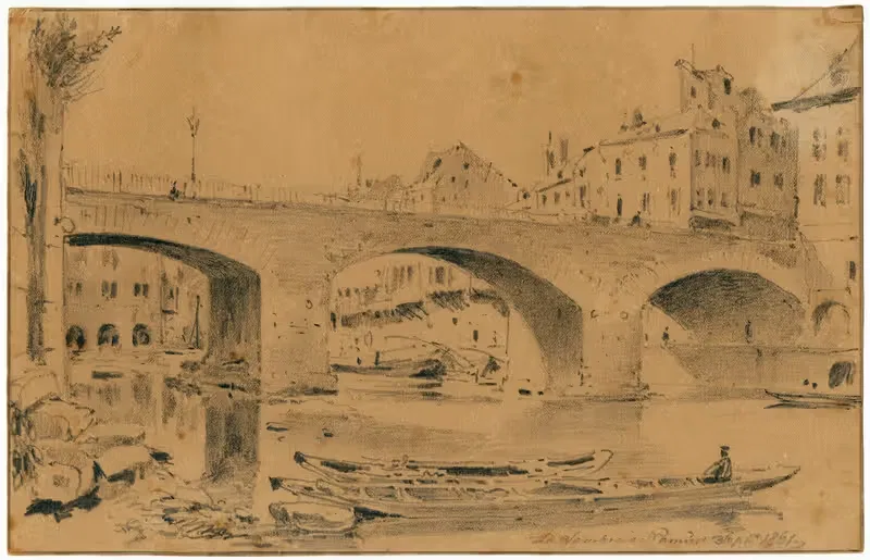 Brug over de Sambre te Namen — Pieter van Loon